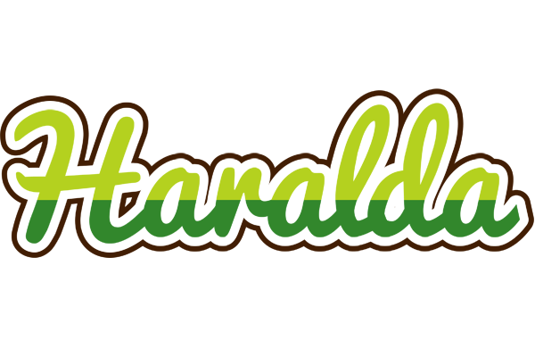 Haralda golfing logo