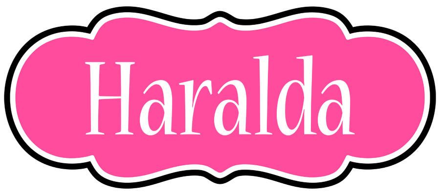 Haralda invitation logo