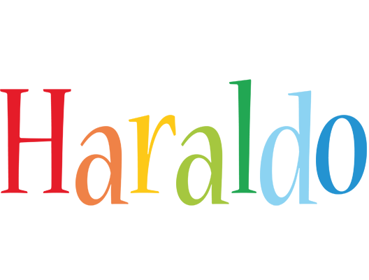 Haraldo birthday logo