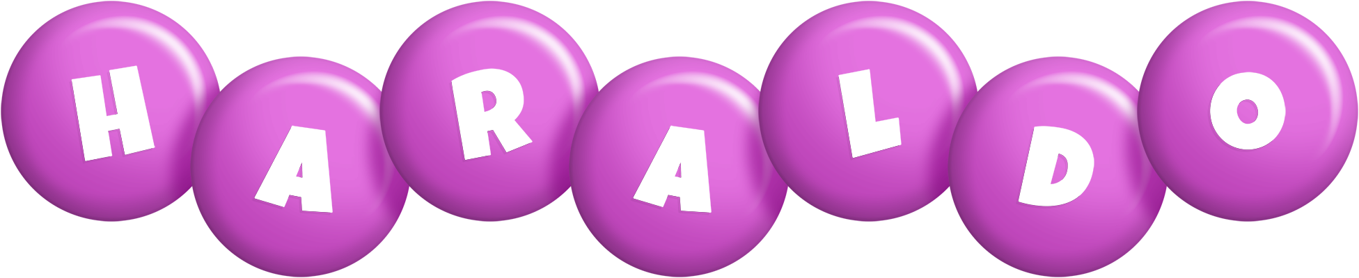 Haraldo candy-purple logo
