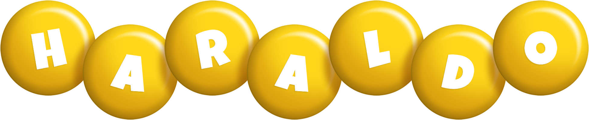 Haraldo candy-yellow logo