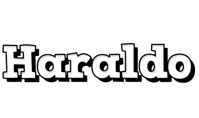 Haraldo snowing logo