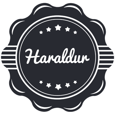 Haraldur badge logo