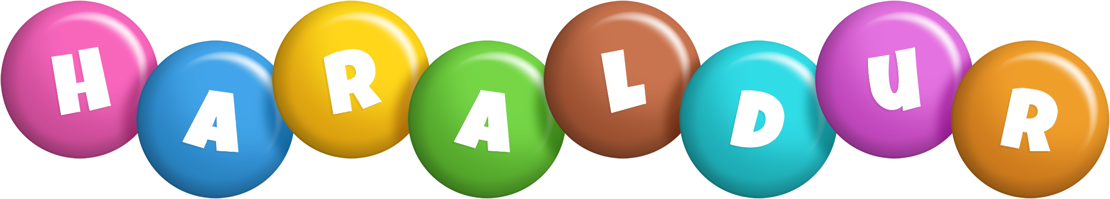 Haraldur candy logo