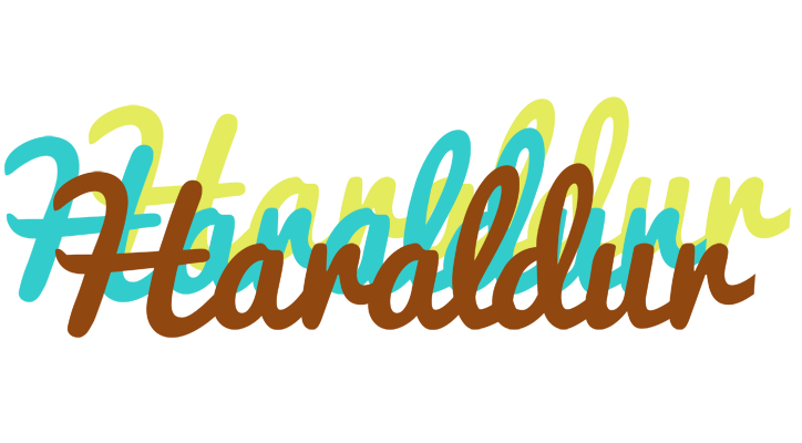 Haraldur cupcake logo