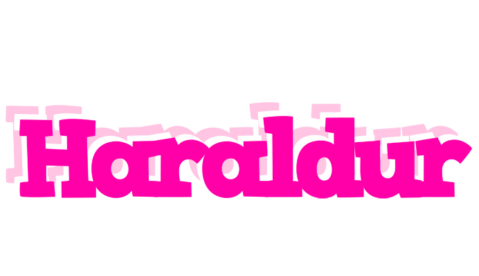 Haraldur dancing logo