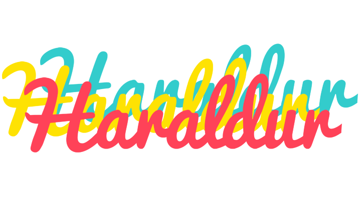Haraldur disco logo