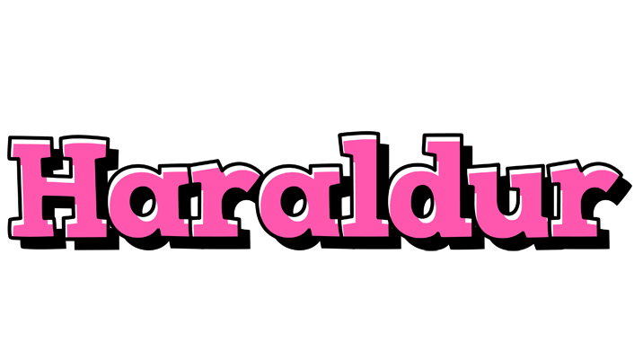 Haraldur girlish logo