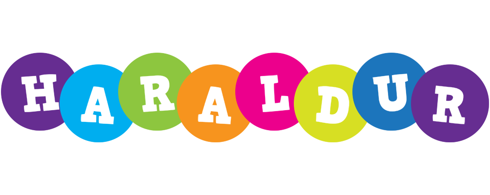 Haraldur happy logo