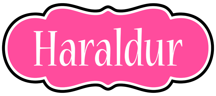 Haraldur invitation logo