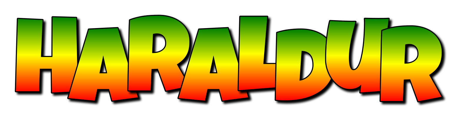 Haraldur mango logo