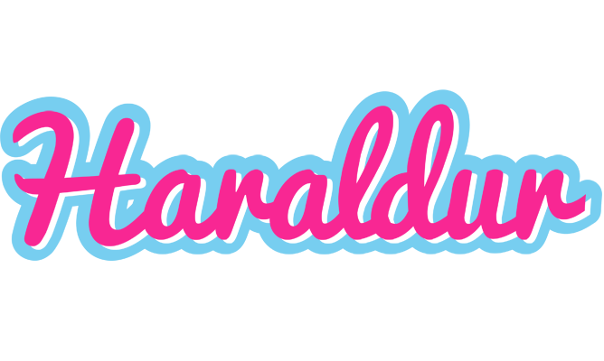 Haraldur popstar logo