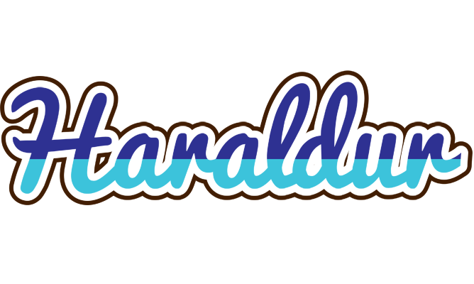 Haraldur raining logo