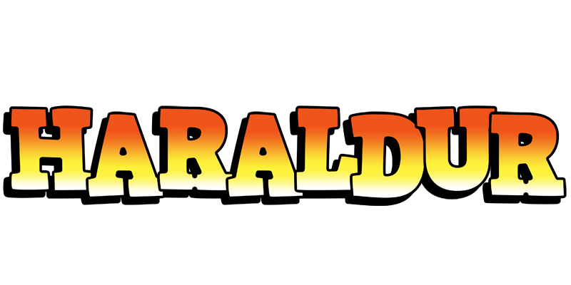 Haraldur sunset logo
