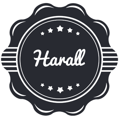 Harall badge logo