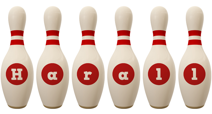 Harall bowling-pin logo