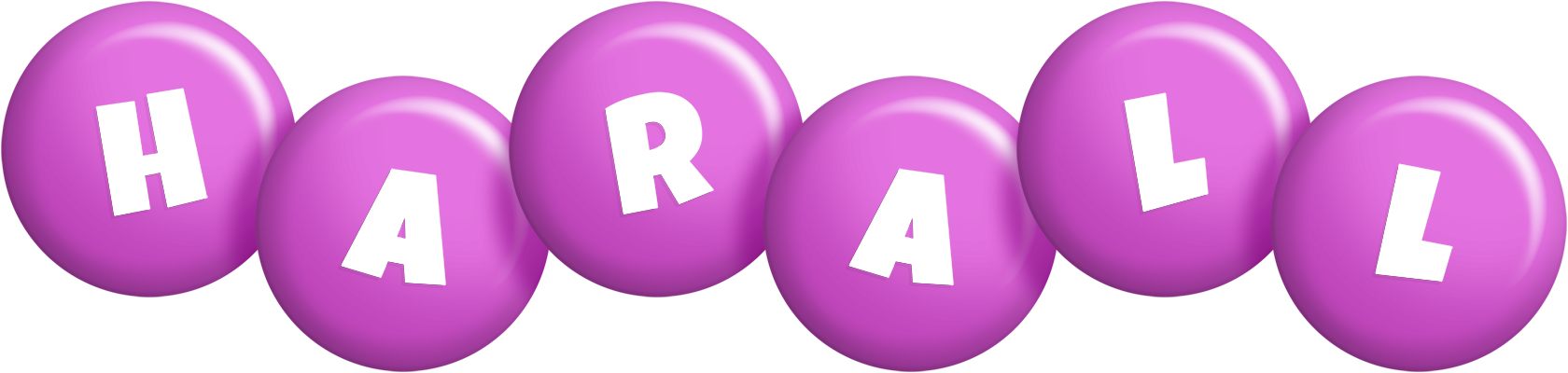 Harall candy-purple logo