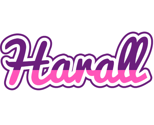 Harall cheerful logo