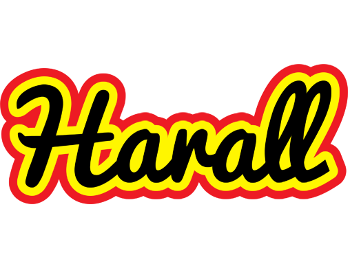 Harall flaming logo
