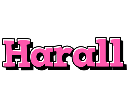 Harall girlish logo