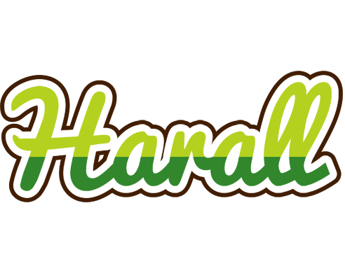 Harall golfing logo