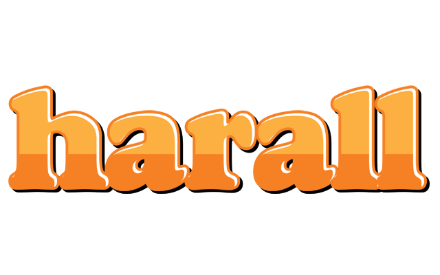 Harall orange logo