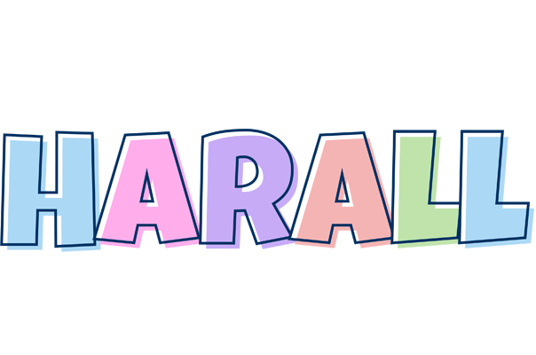 Harall pastel logo