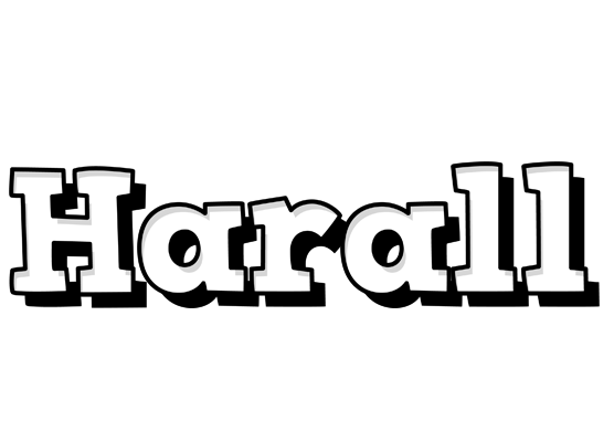 Harall snowing logo