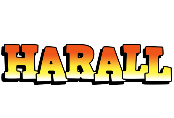 Harall sunset logo