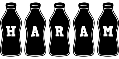 Haram bottle logo