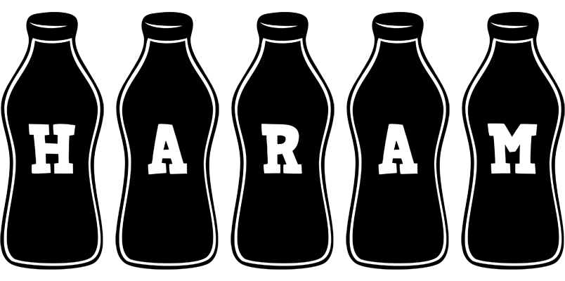 Haram bottle logo