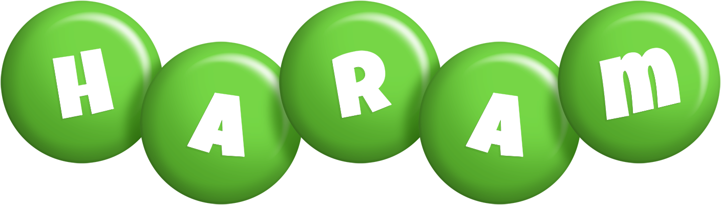 Haram candy-green logo