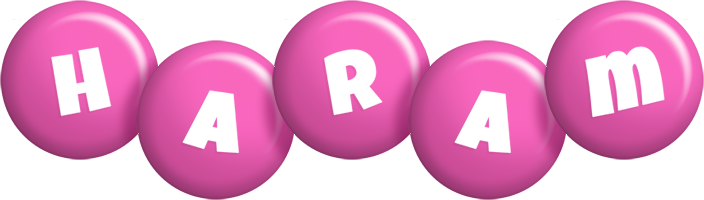 Haram candy-pink logo