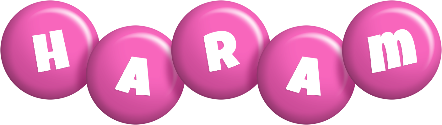 Haram candy-pink logo