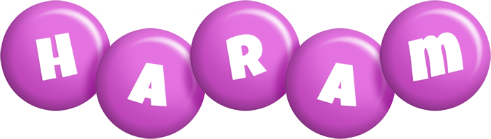 Haram candy-purple logo