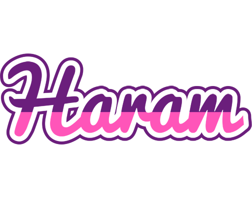 Haram cheerful logo