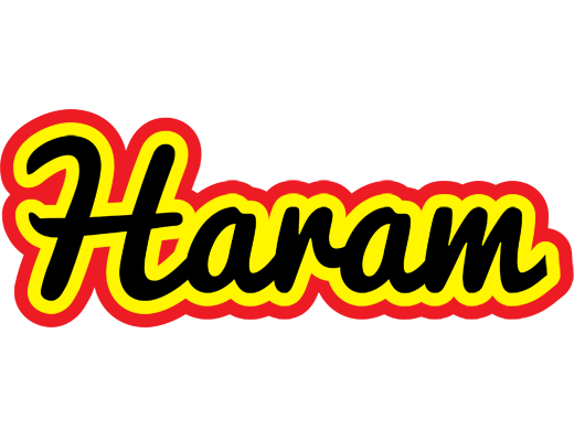 Haram flaming logo