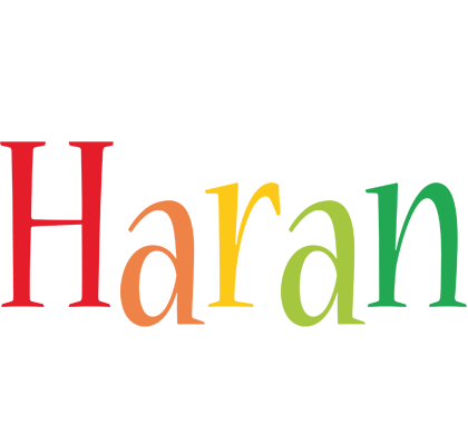 Haran birthday logo