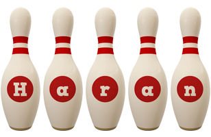 Haran bowling-pin logo