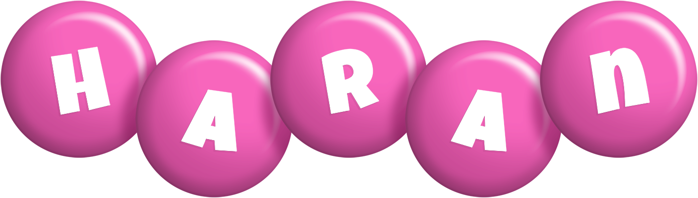 Haran candy-pink logo