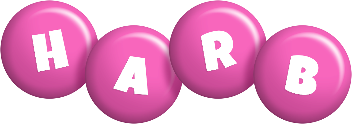 Harb candy-pink logo