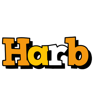 Harb cartoon logo