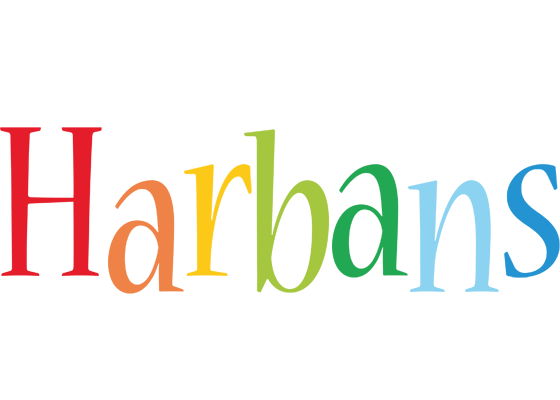 Harbans birthday logo