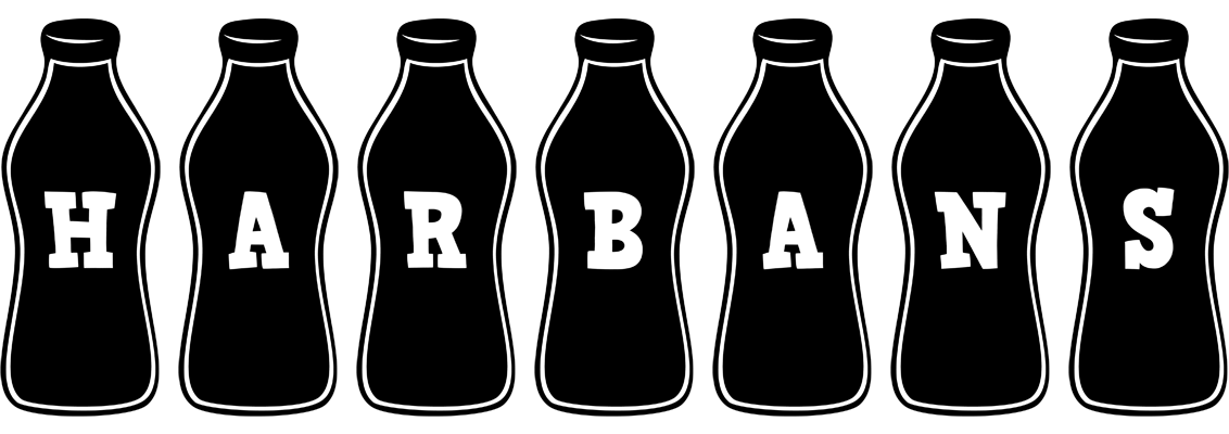 Harbans bottle logo