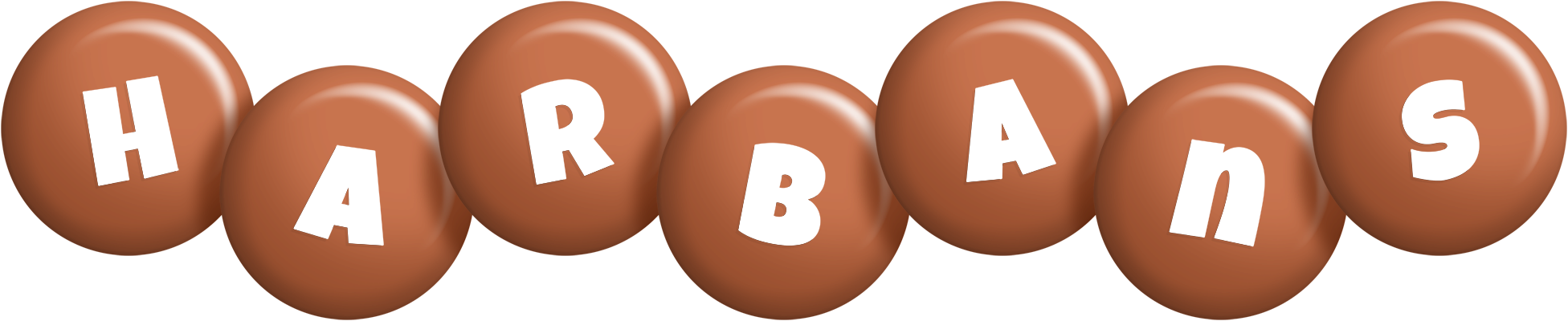 Harbans candy-brown logo