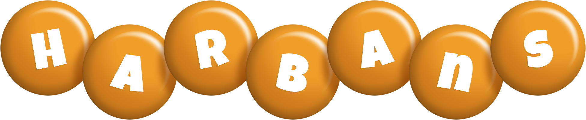 Harbans candy-orange logo