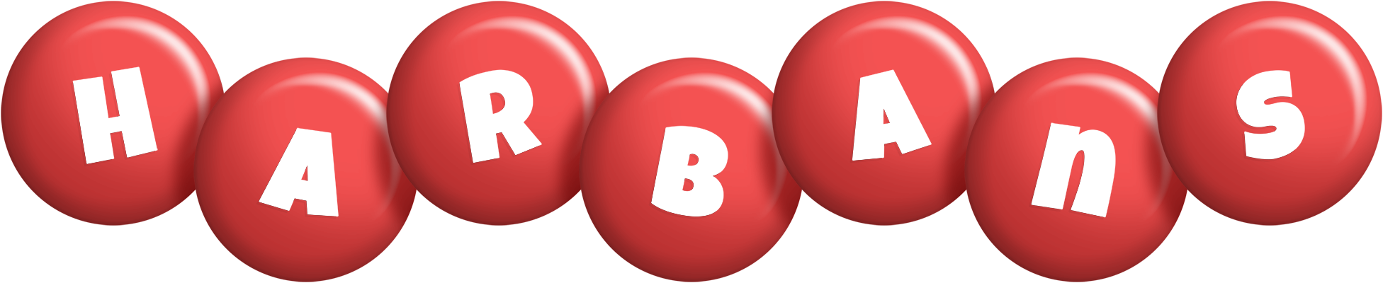 Harbans candy-red logo