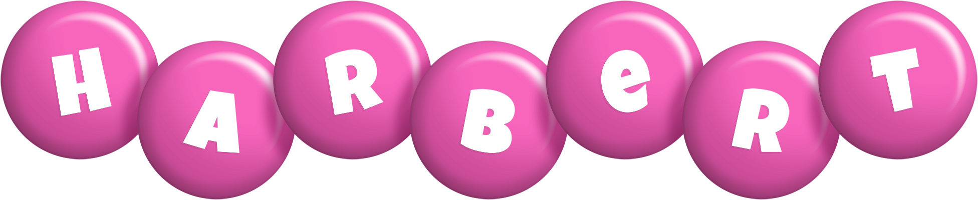 Harbert candy-pink logo