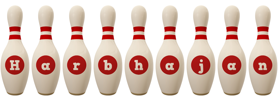 Harbhajan bowling-pin logo