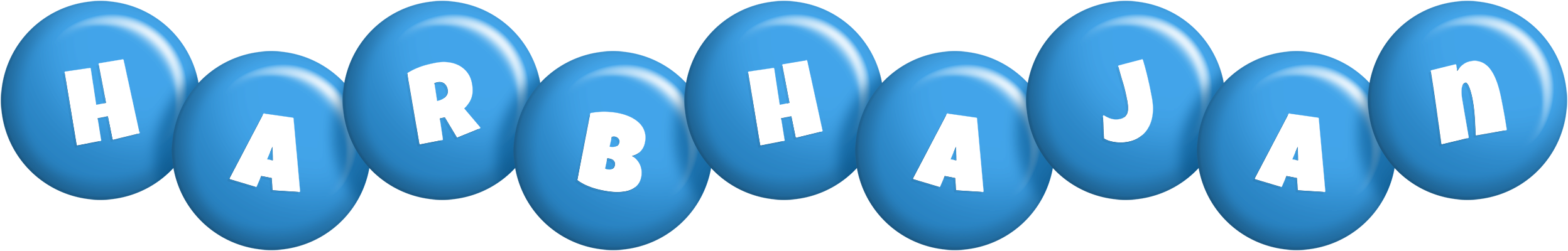 Harbhajan candy-blue logo